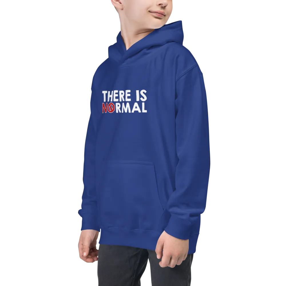 There is No Normal (Text Only Design Kid's Hoodie)