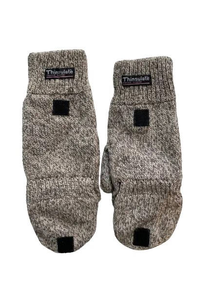 Thinsulate Knit Convertible Fingerless Gloves Mitten Cover