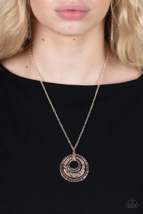 Totally Tulum Rose Gold Necklace Paparazzi