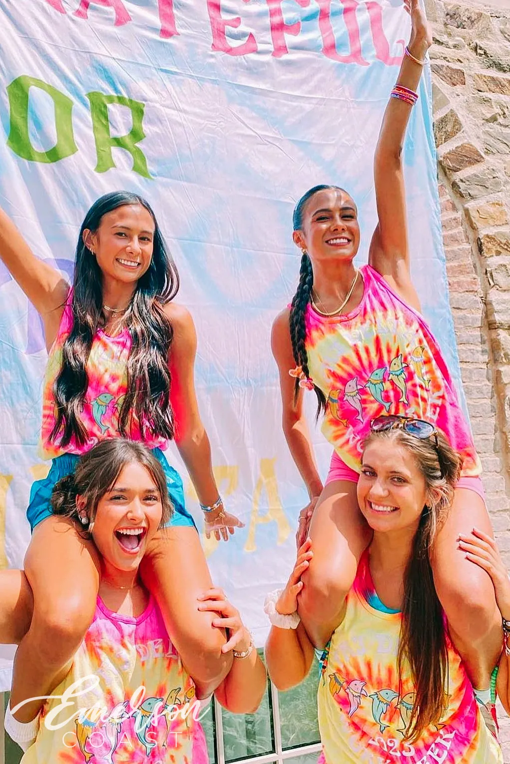 Tri Delta Tie Dye Work Week Tank