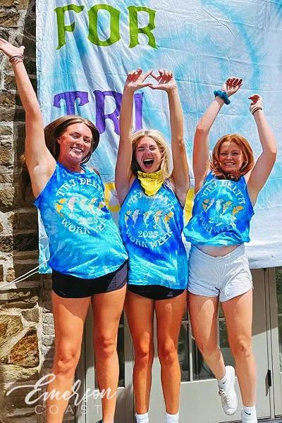 Tri Delta Tie Dye Work Week Tank