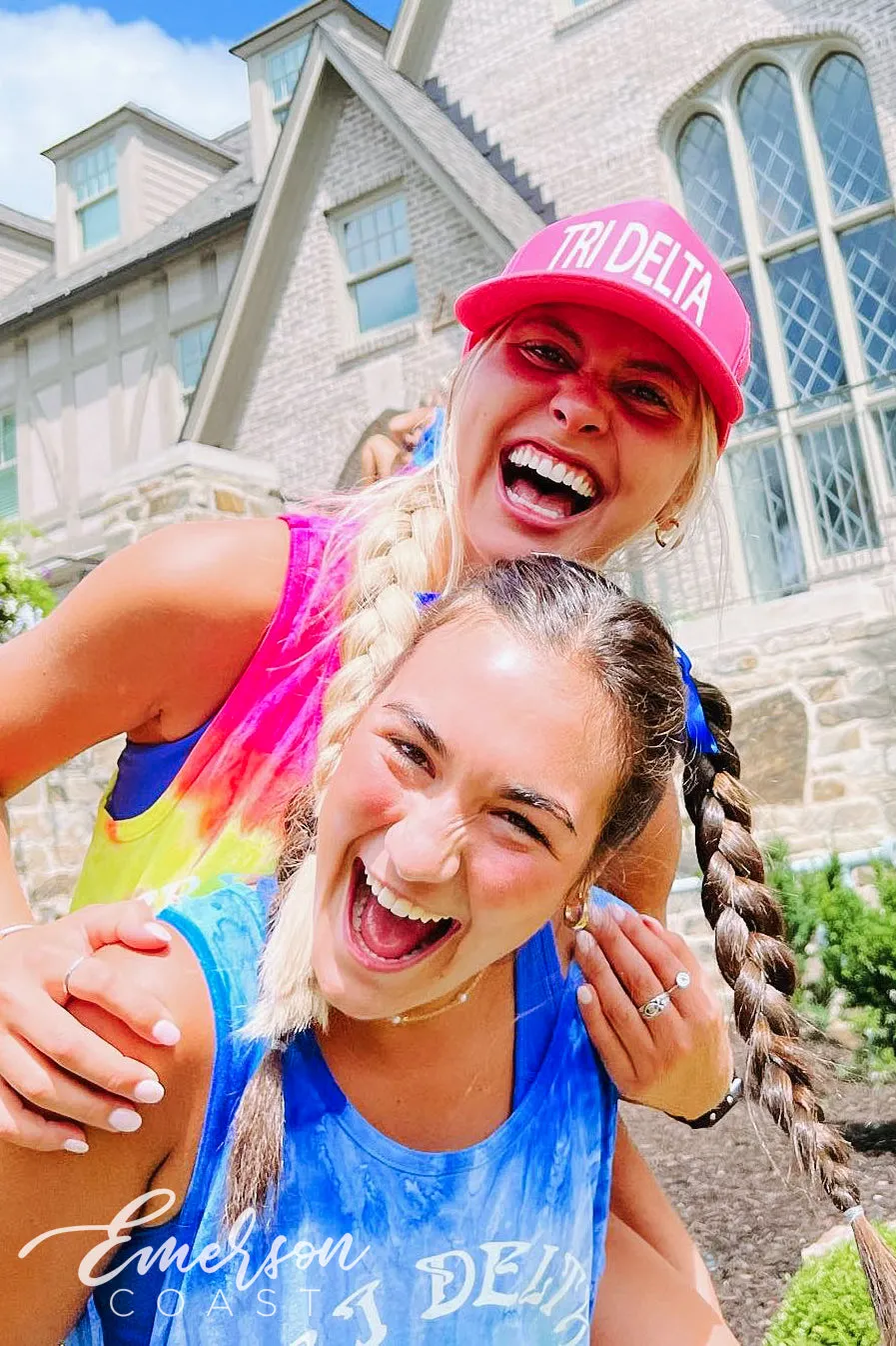 Tri Delta Tie Dye Work Week Tank