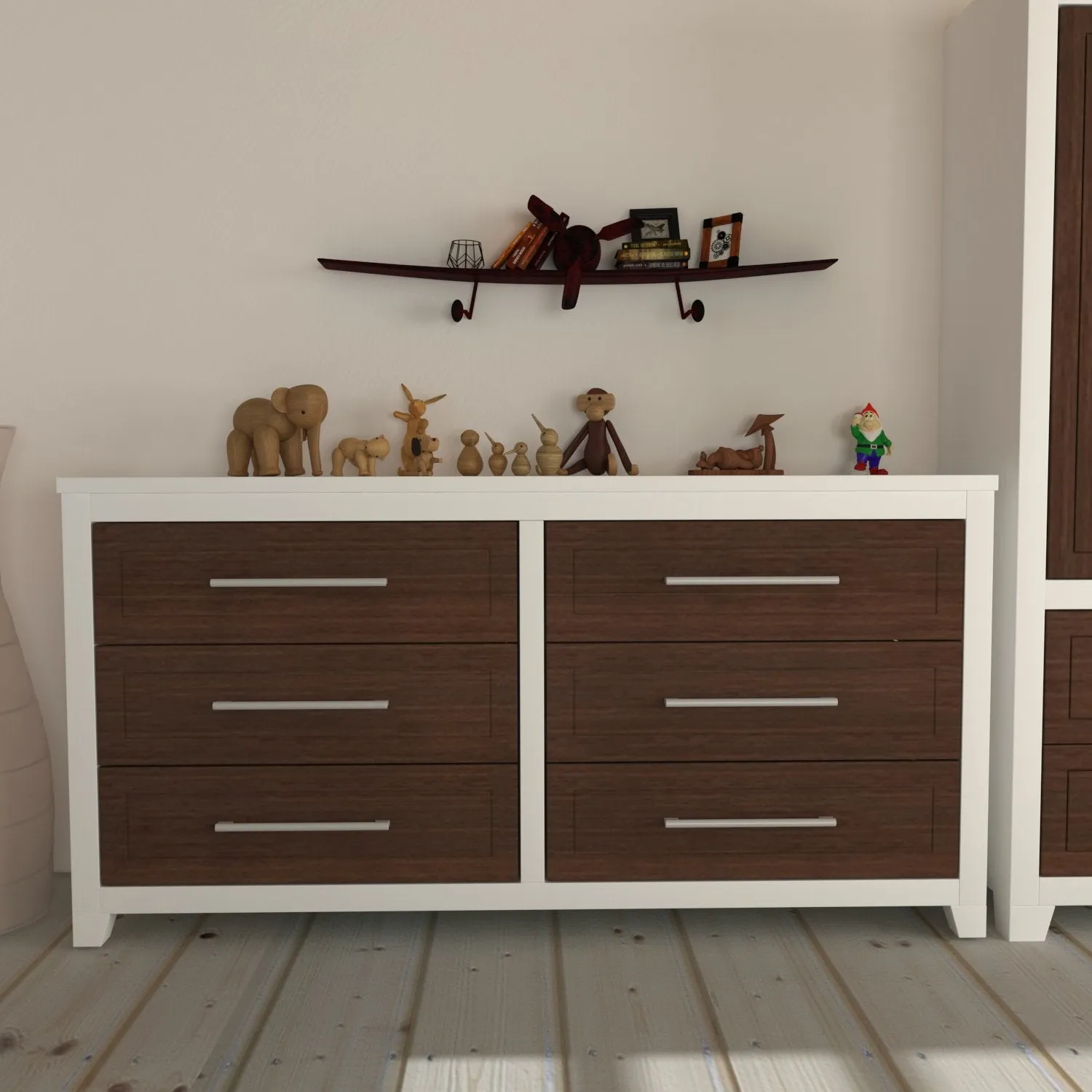 Trio collection emma - white walnut