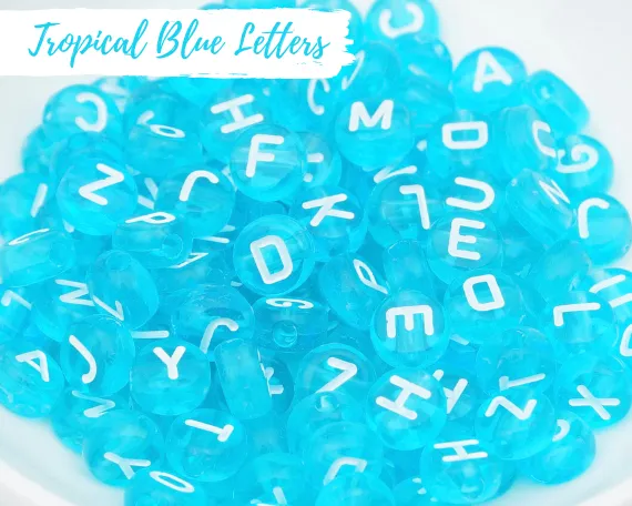 Tropical Blue Personalized Bracelet Kit