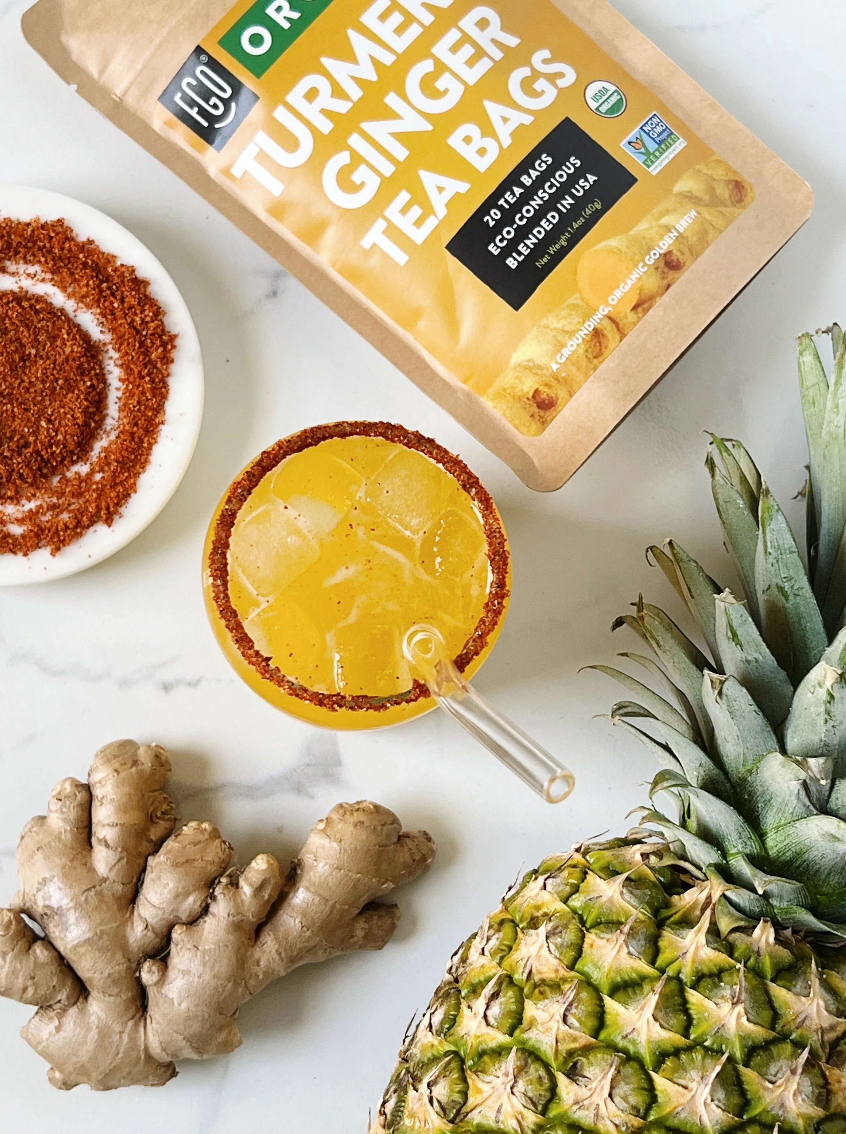 Turmeric Ginger Tea Bags