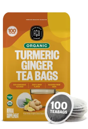 Turmeric Ginger Tea Bags