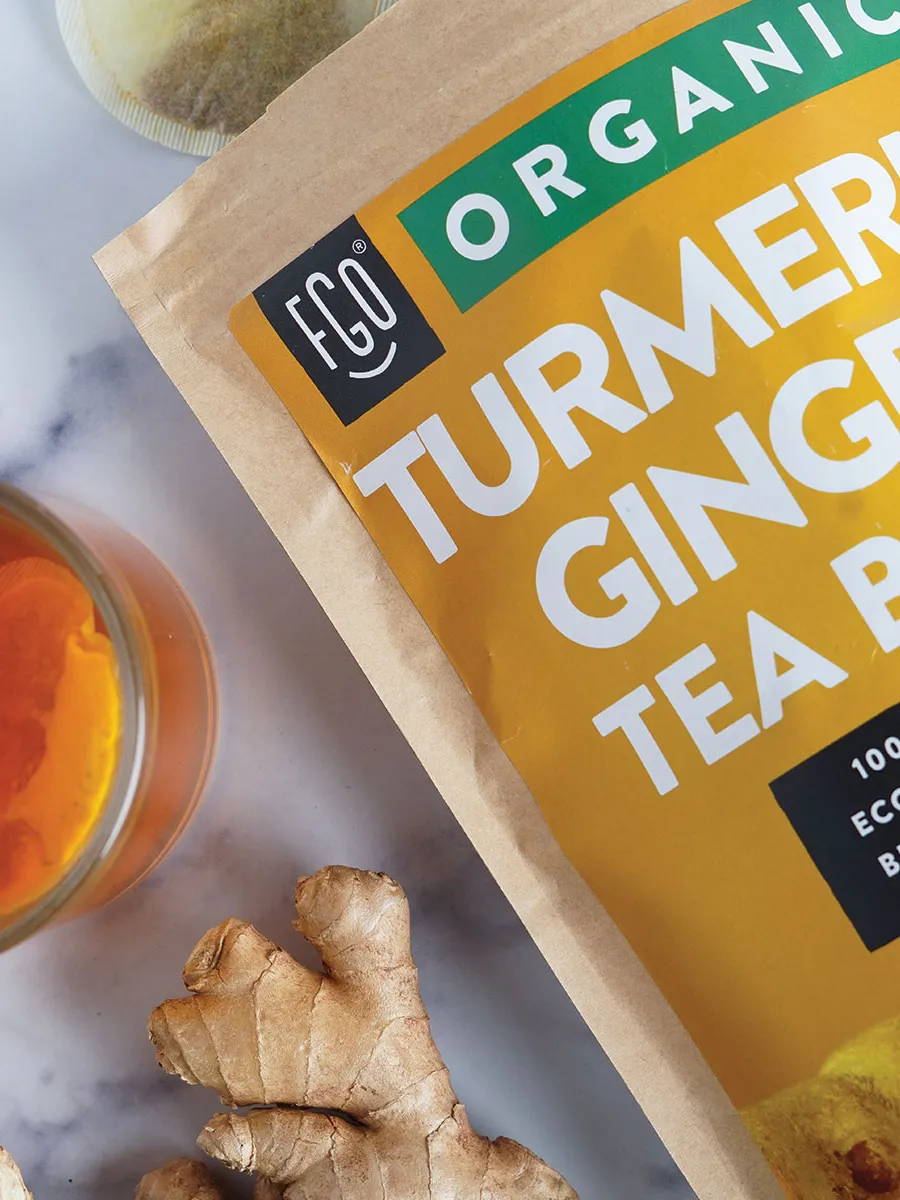 Turmeric Ginger Tea Bags
