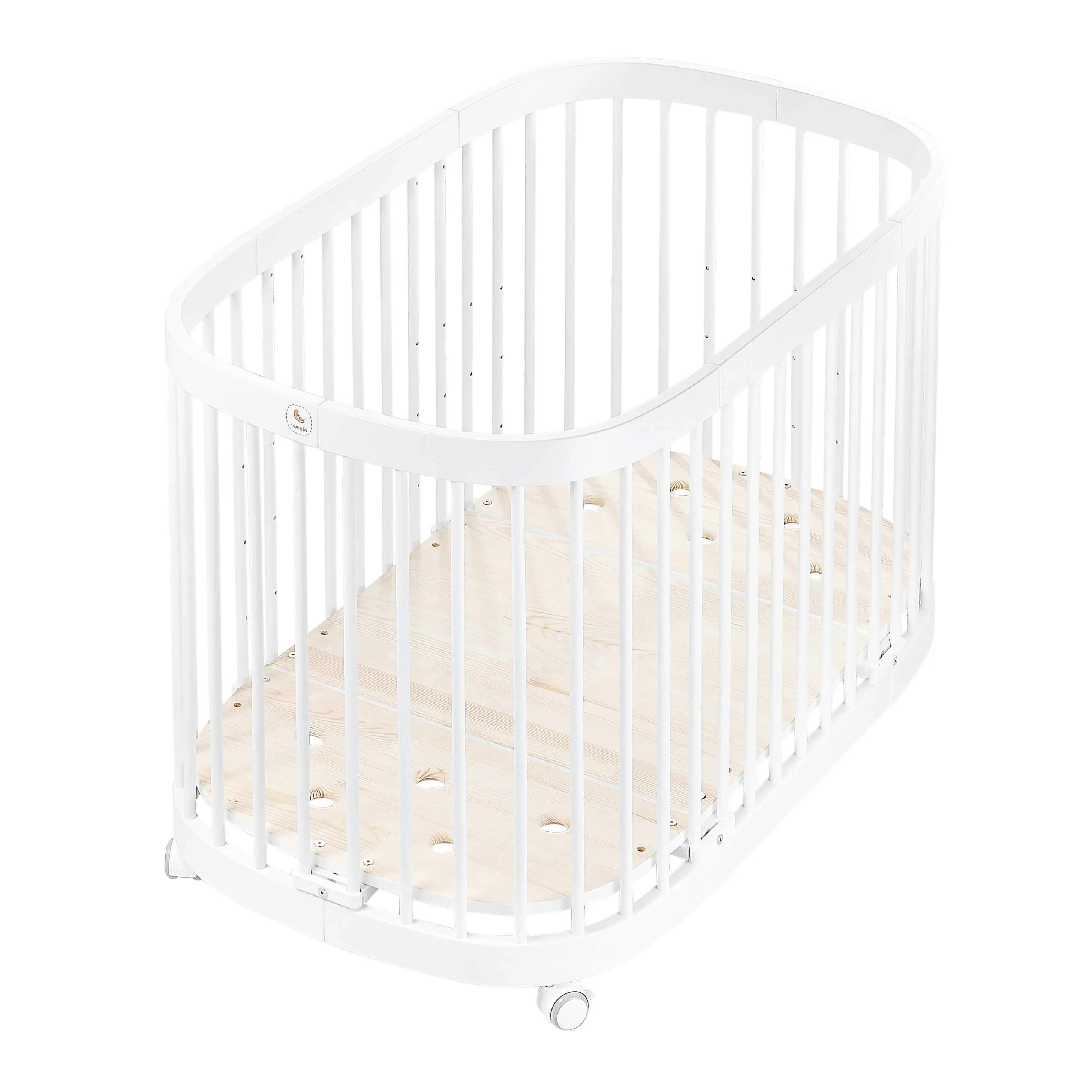 Tweeto 7 in 1 Baby Cot White Multifunctional
