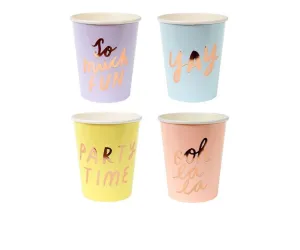 Typographic Cups