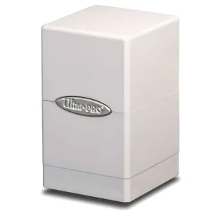 ULTRA PRO - Satin Tower - White Deck Box Card Storage