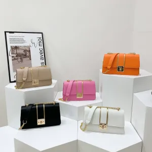Underarm Korean Style Fashion Chain Trendy Texture Stone Crossbody Bags