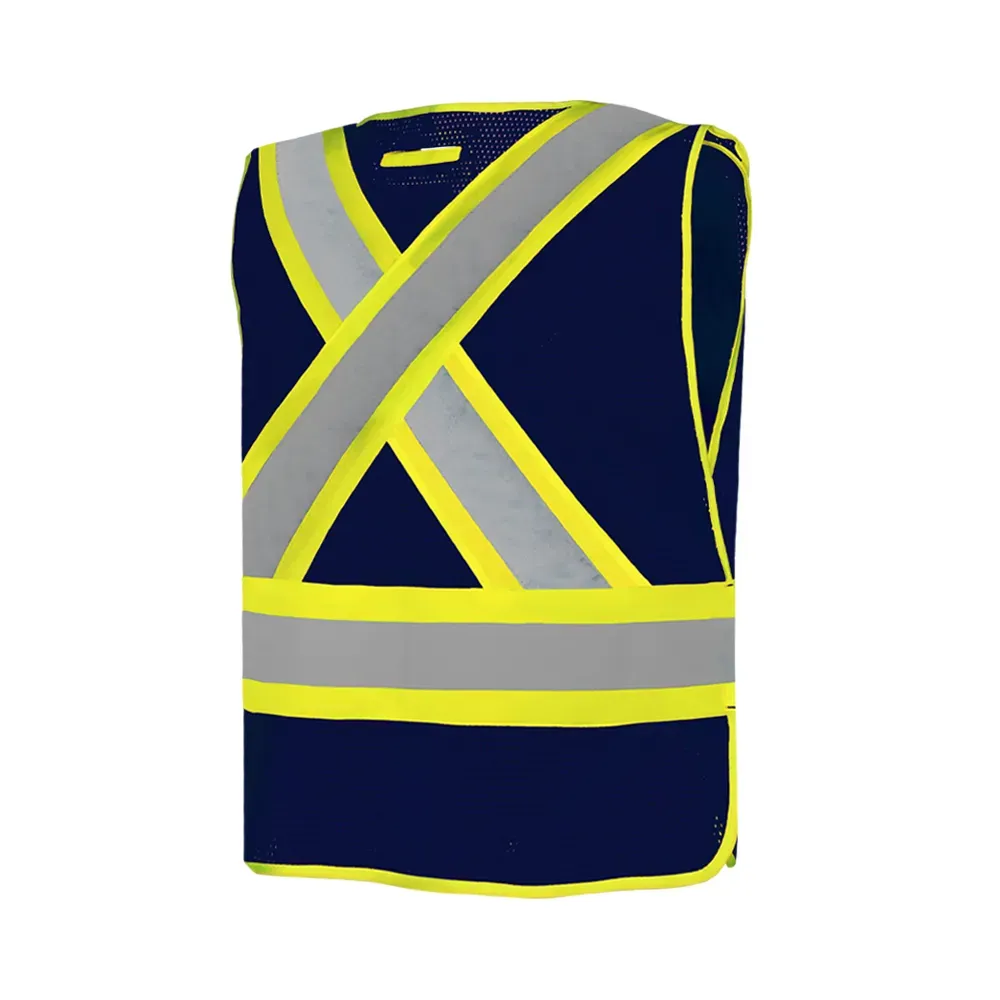 Universal 5 Pt. Tear-Away Mesh Safety Vest by Ground Force - Style TV1