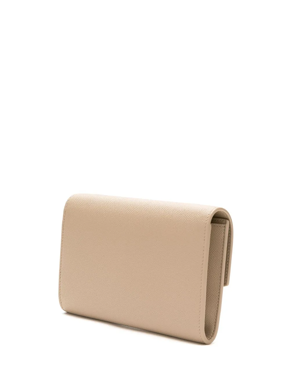 Uptown leather wallet on chain