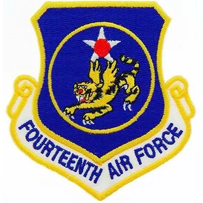 US Military USAF 14th Air Force Shield Patch