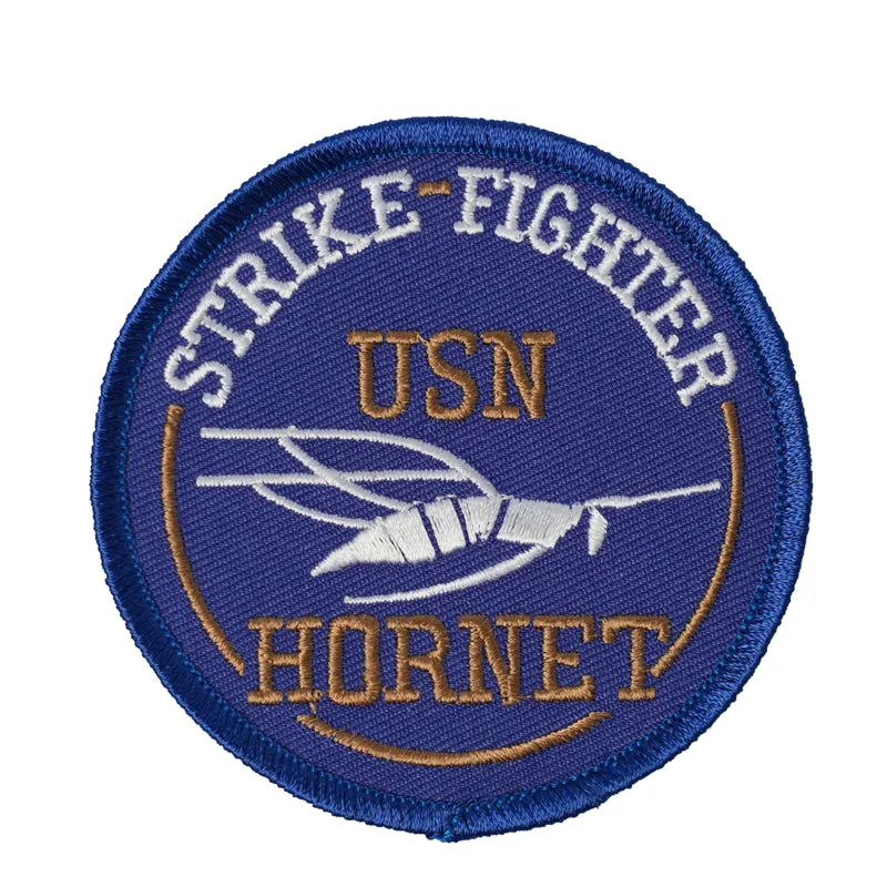 US Military USN Hornet Strike Fighter Iron On Patch