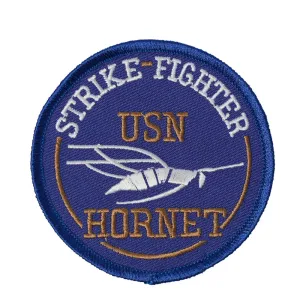 US Military USN Hornet Strike Fighter Iron On Patch