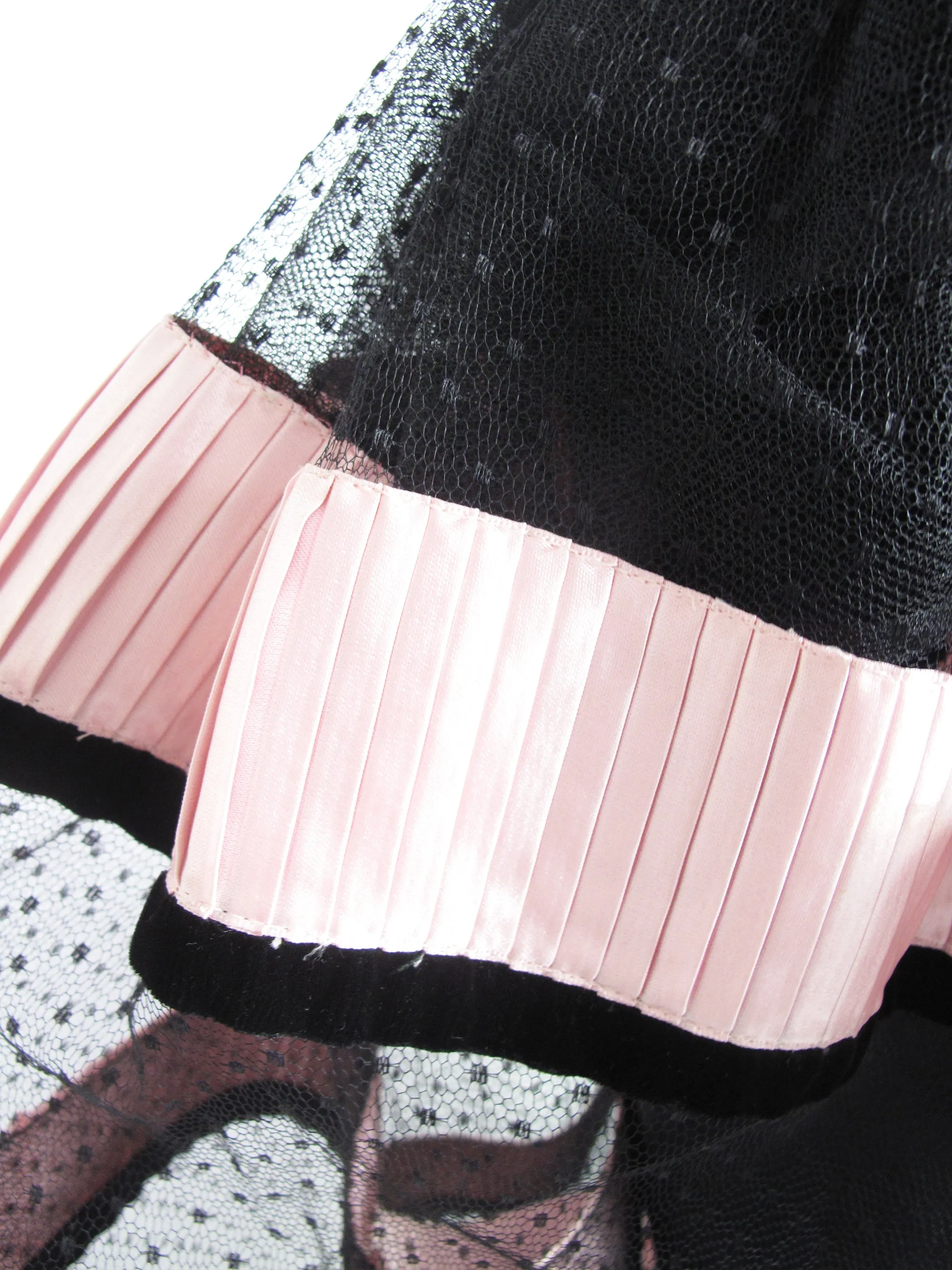 VALENTINO Evening Net Cage Skirt