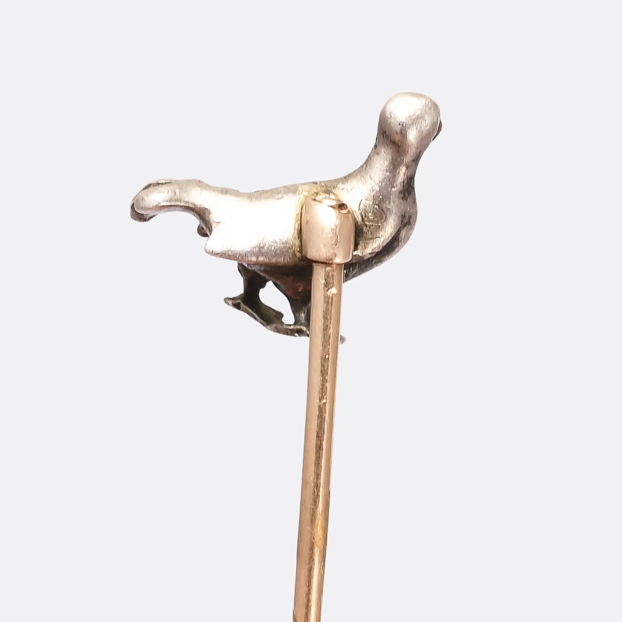 Victorian Diamond Grouse Stick Pin