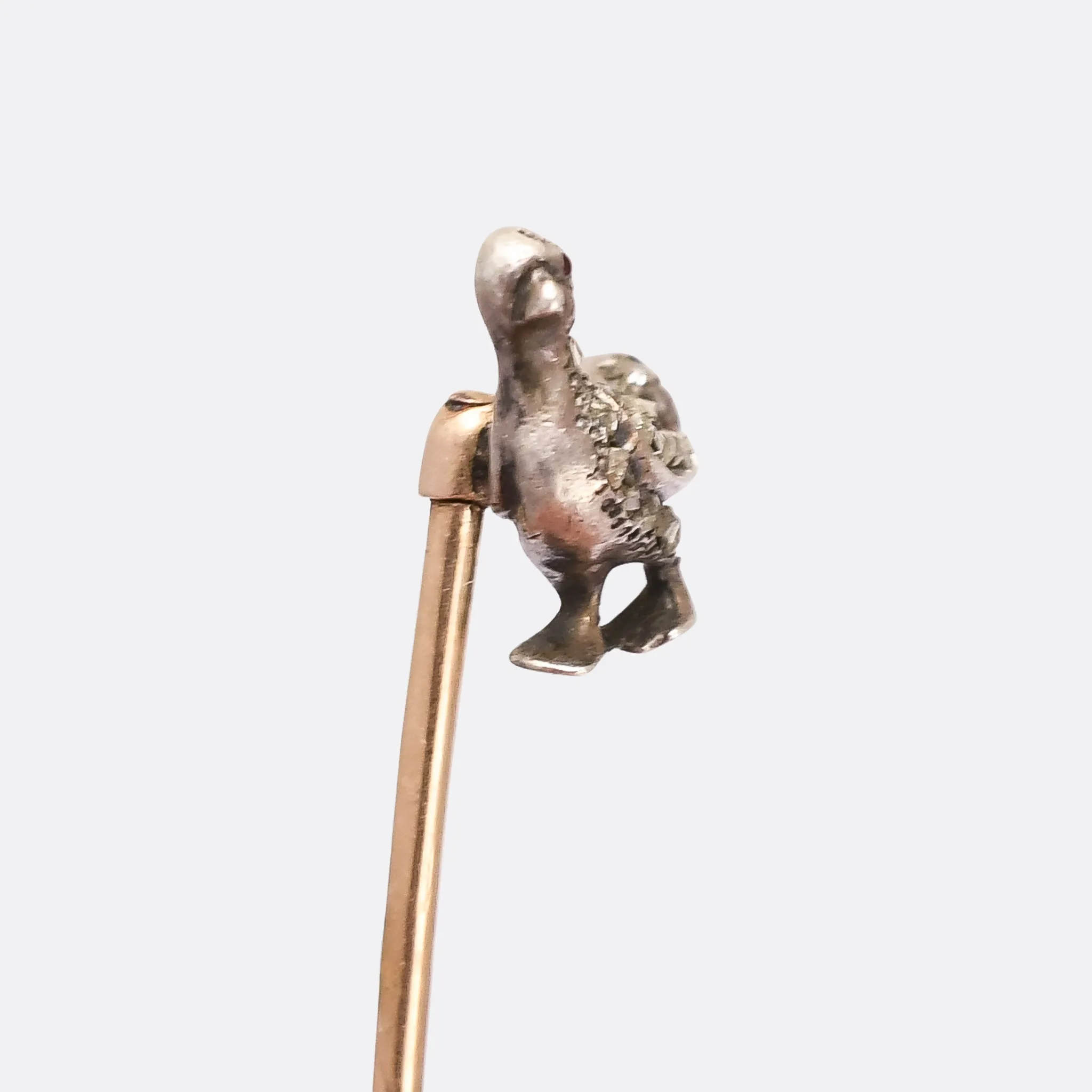 Victorian Diamond Grouse Stick Pin