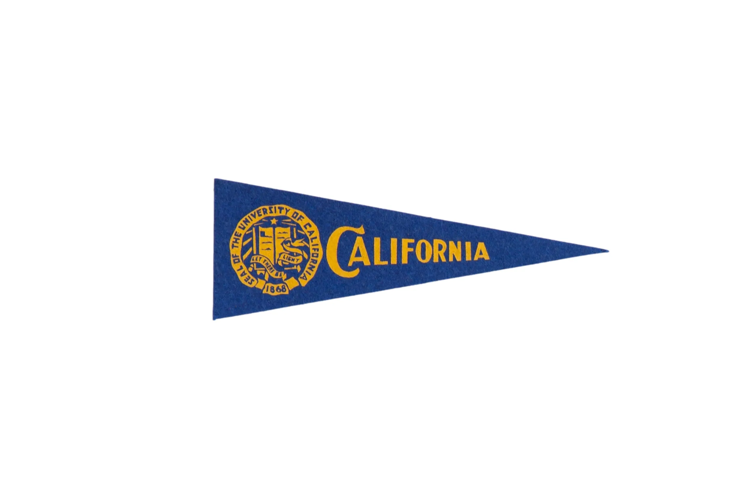 Vintage University of California Felt Flag
