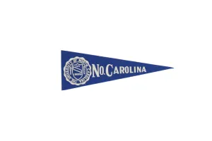 Vintage University of North Carolina Felt Flag