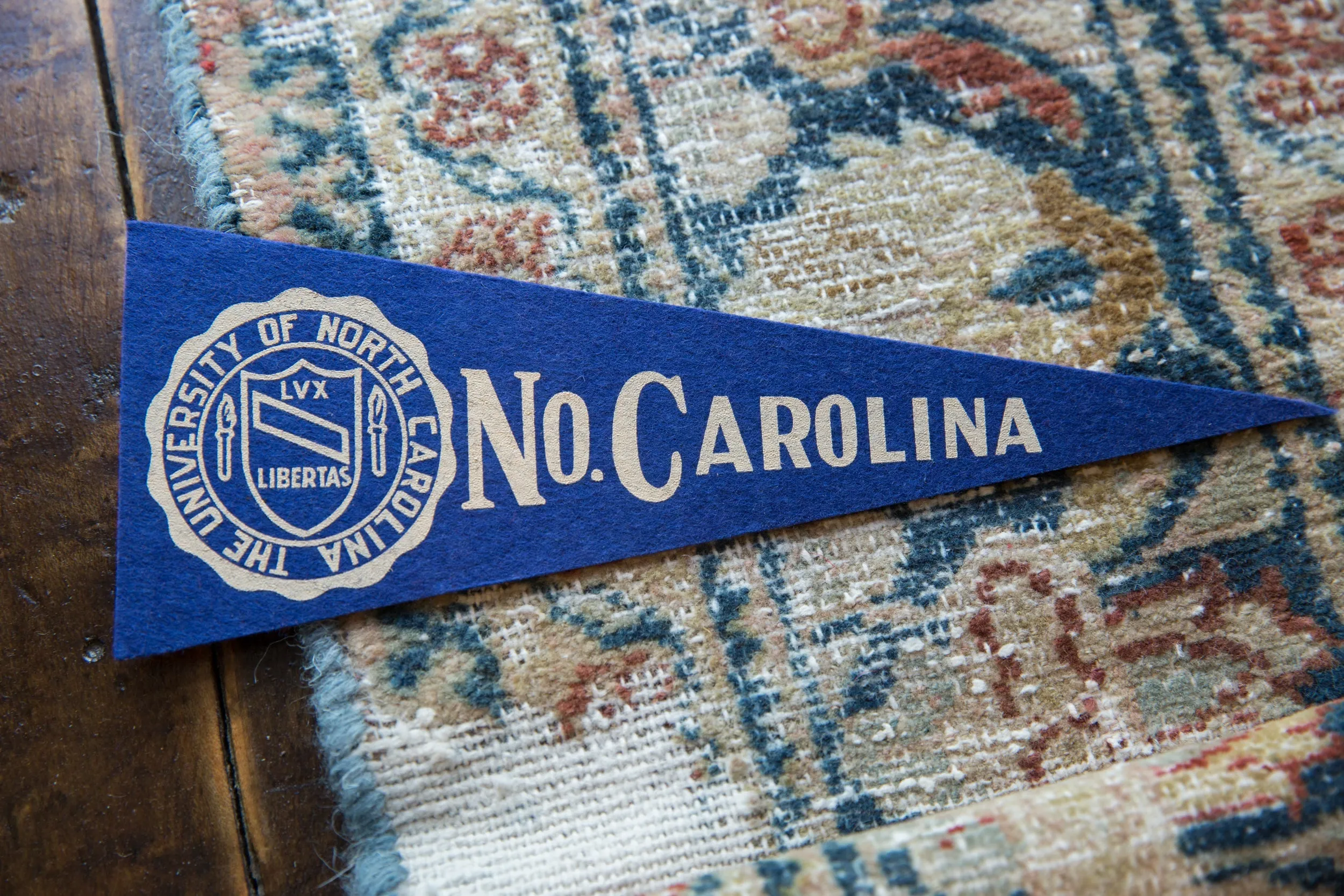 Vintage University of North Carolina Felt Flag