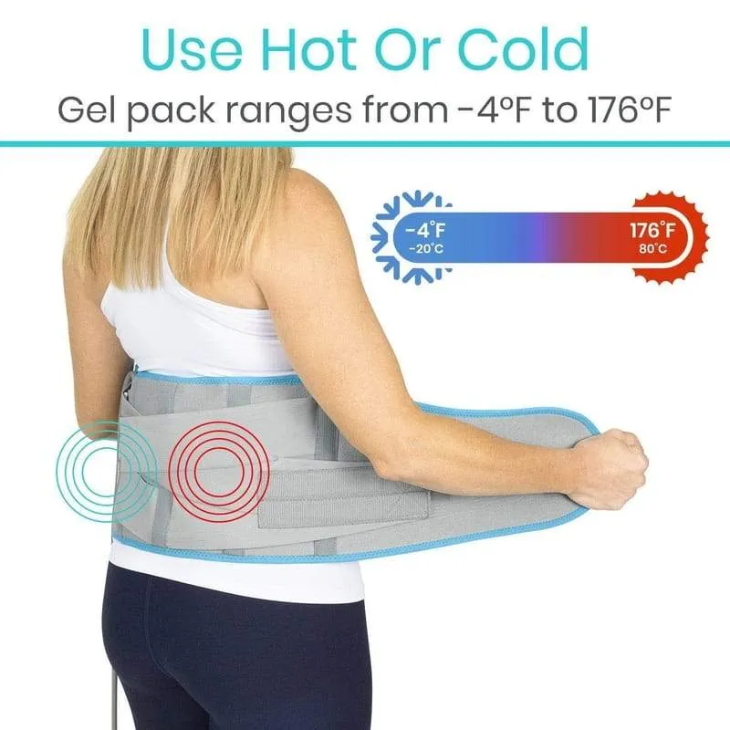 Vive Health Arctic Flex Compression Back Ice Wrap