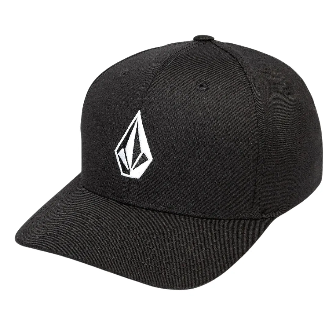 Volcom Stone Flexfit Cap Hat - Black FA23