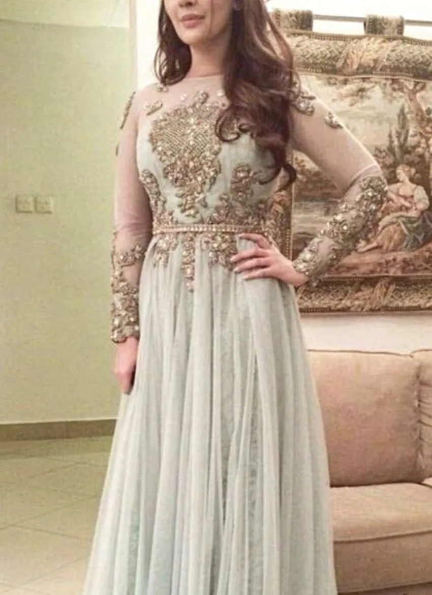 Wedding Party Maxi Pistachio Green Color Model # W886