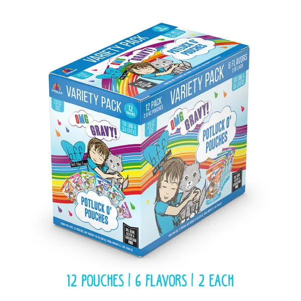 Weruva B.F.F. OMG Potluck O’ Pouches Variety Pouched Cat Food
