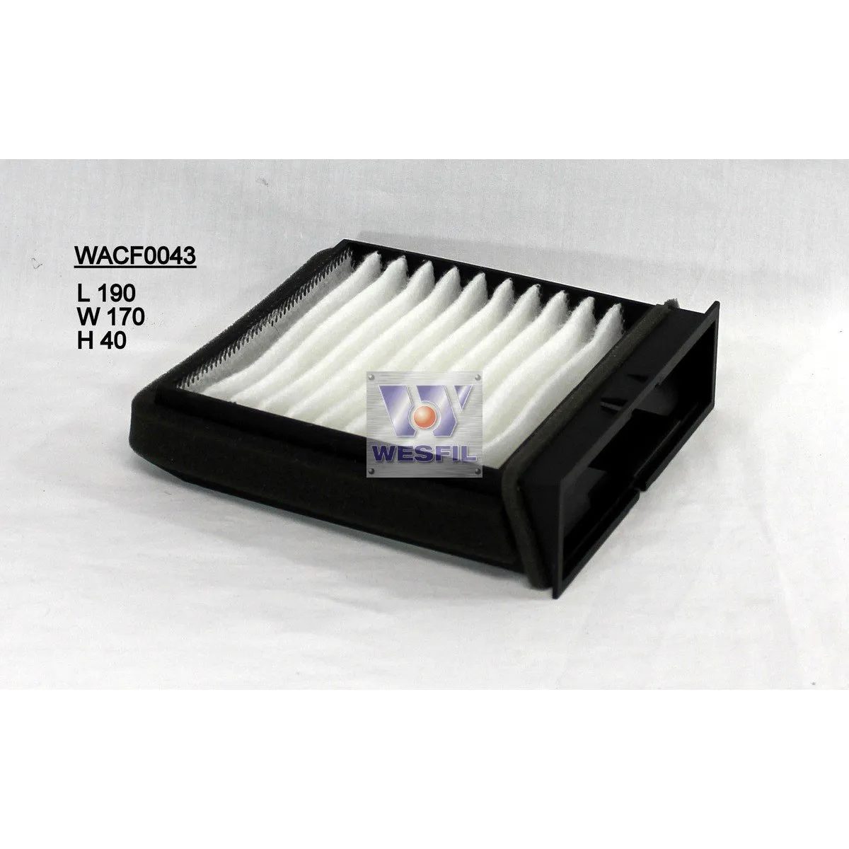 Wesfil Cabin/Pollen Air Filter - WACF0043
