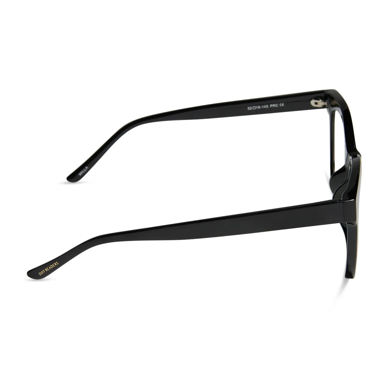 Willa Black   Blue Light Reader by DIFF | 2.5 Power