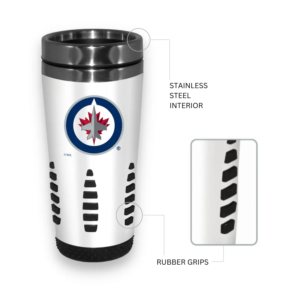 Winnipeg Jets Travel Mug - 16 oz. White Huntsville