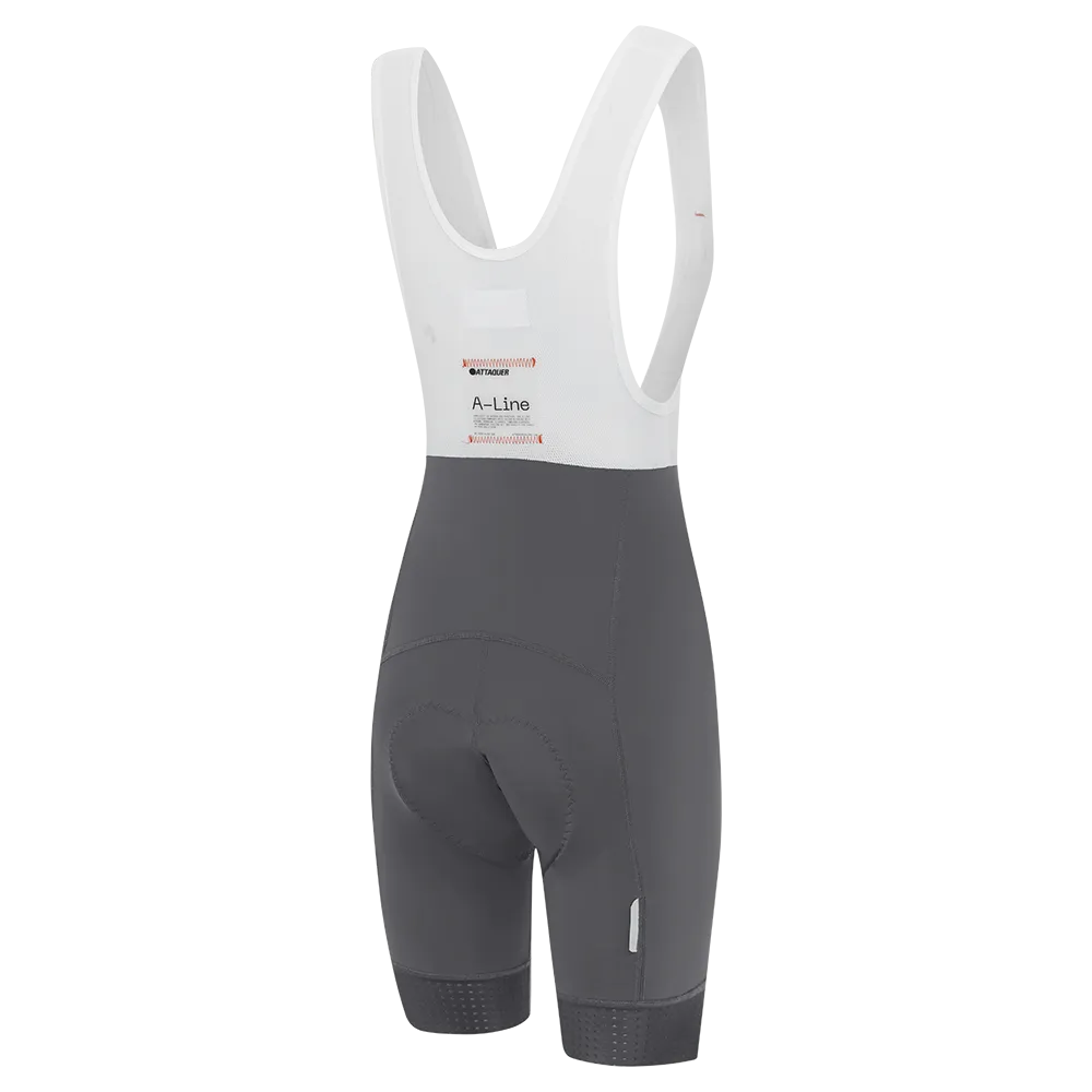 Women's A-Line Bib Shorts Titanium