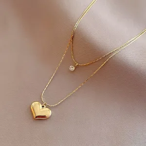 Women's Love Pendant Luxury Necklace Commuting