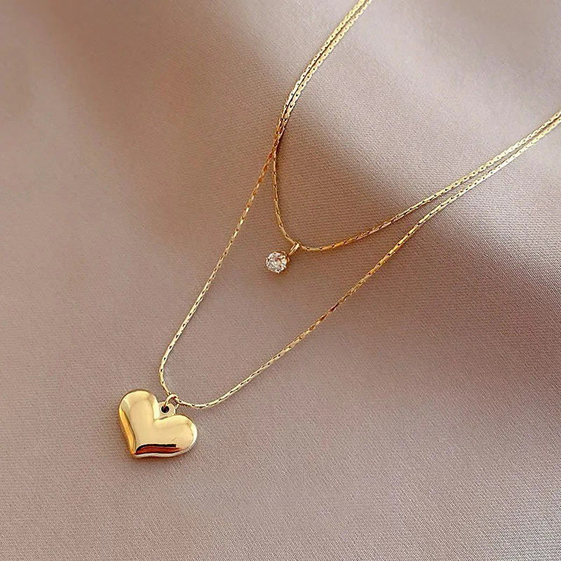 Women's Love Pendant Luxury Necklace Commuting