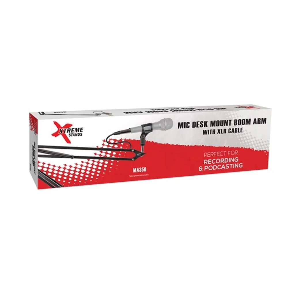 Xtreme - Desk Mount Mic. Boom Arm w/XLR Cable