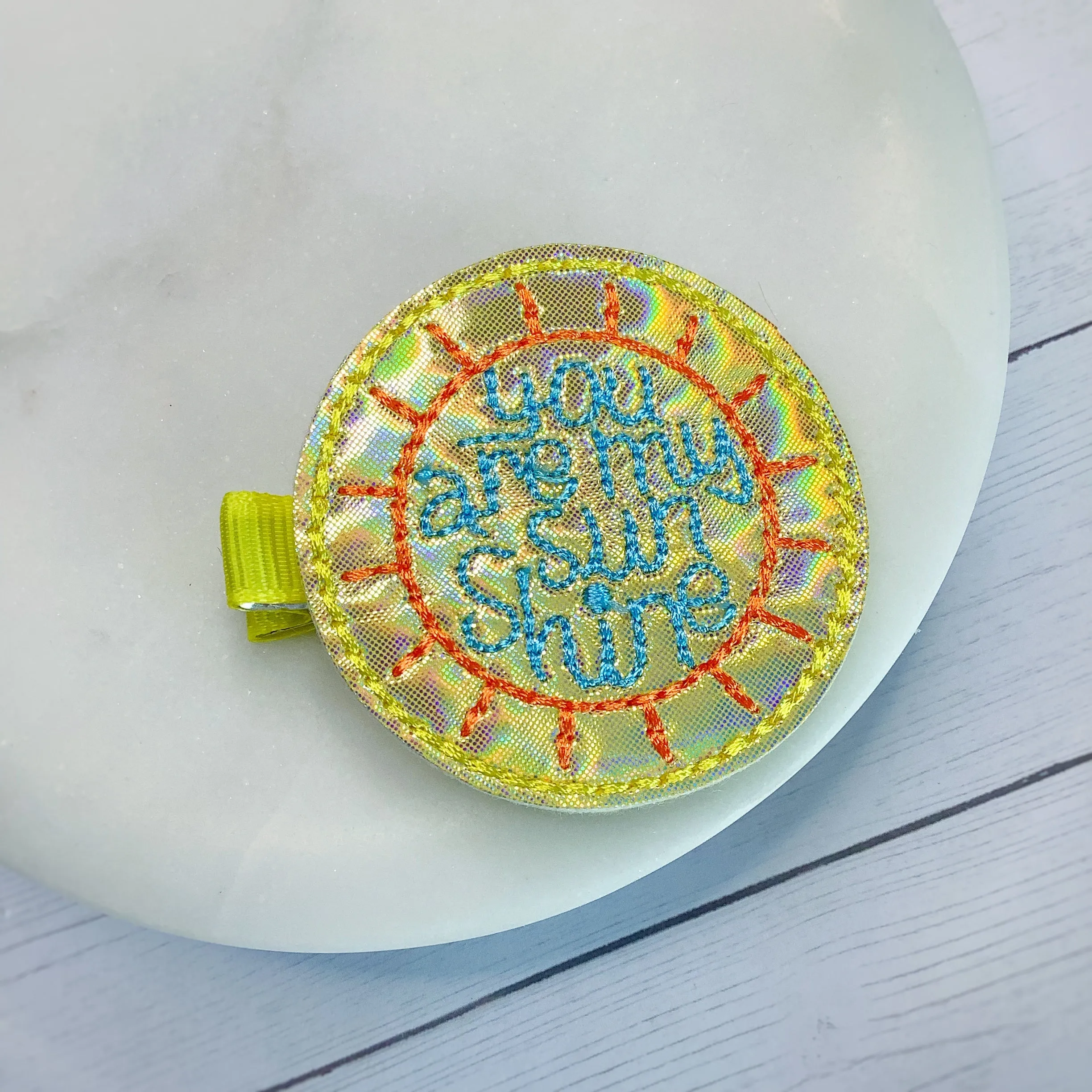 You Are My Sunshine Feltie Clip